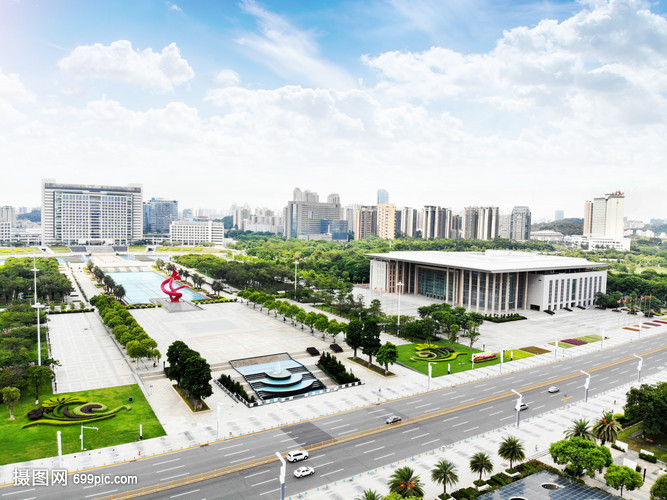 广东东莞城市办公楼城市绿化规划